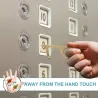 Ouvre-porte sans contact - boutons de presse sans contact - antibactérie - porte-clés en métal